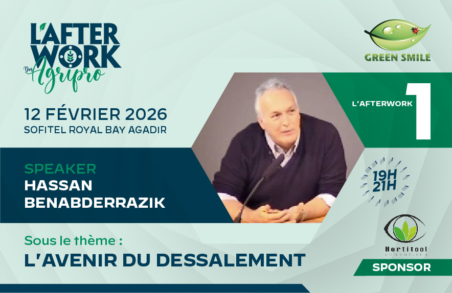 AgriPro Afterwork 1: The Future of Desalination at the Heart of Agricultural Challenges