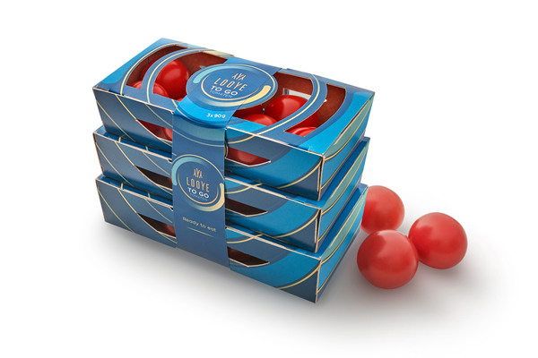 Le concept de la tomate snack a fait ses débuts lors du Blue Monday.
